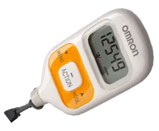 Шагомер электронный OMRON HJ-203-ED (оранжевый)-1