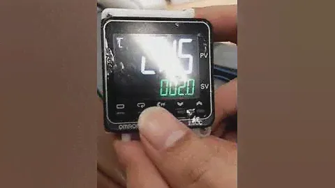 Omron E5CC Calibration  Setting Temperature Display Compare with Actual Temperature Sensor