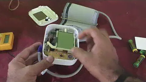 Omron automatic blood pressure monitor repairing